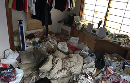 ゴミ屋敷の片付け
