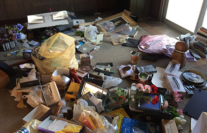 ゴミ屋敷の片付け
